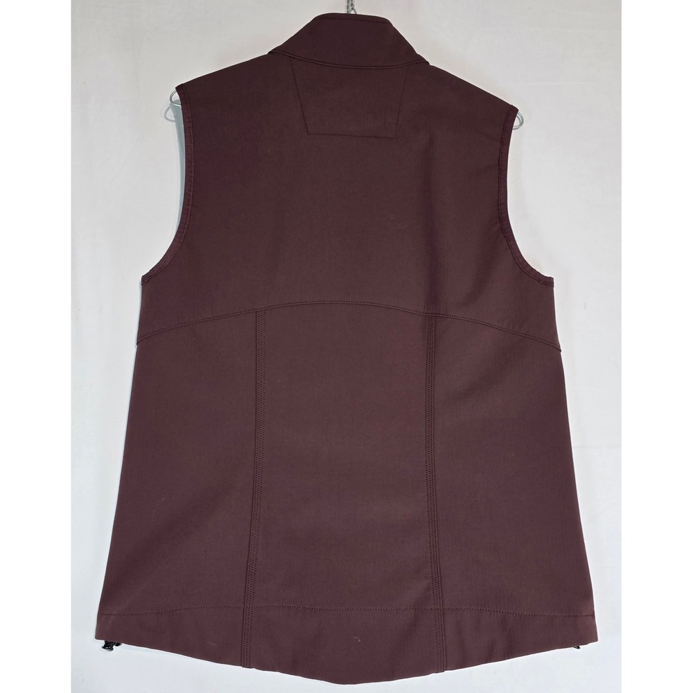 Carhartt Womens Softshell Vest Burgundy Full Zip Fleece Lined 102254 Medium 8/10 - Picture 13 of 15